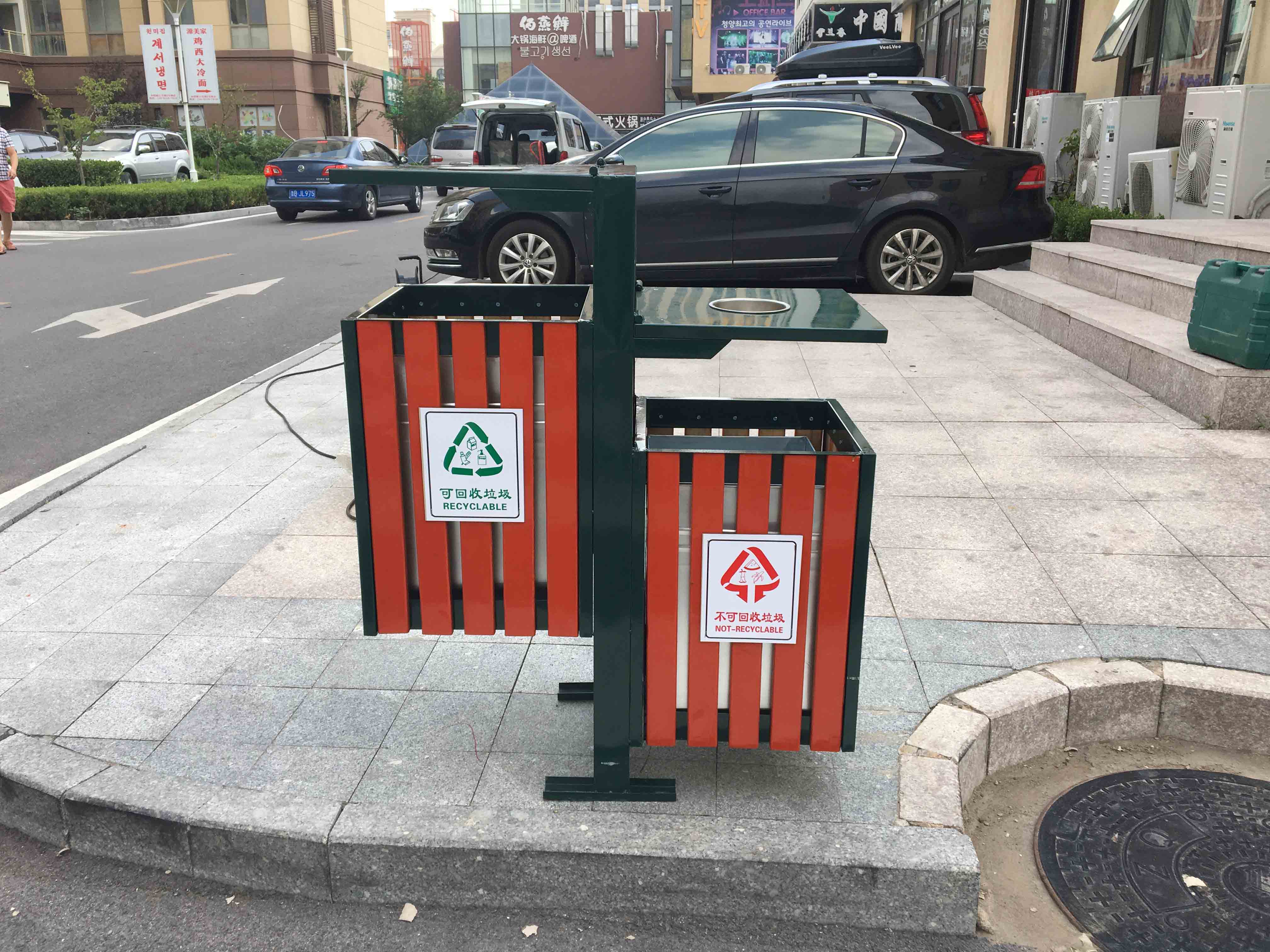 青岛钢木垃圾桶 青岛钢木垃圾桶